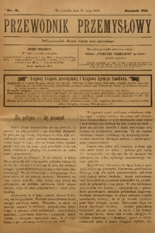 Przewodnik Przemysłowy. R.8, 1903, nr 10