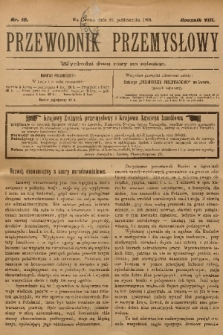 Przewodnik Przemysłowy. R.8, 1903, nr 19