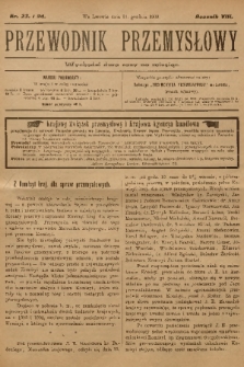 Przewodnik Przemysłowy. R.8, 1903, nr 23-24