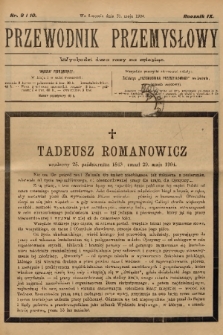 Przewodnik Przemysłowy. R.9, 1904, nr 9-10