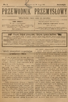 Przewodnik Przemysłowy. R.10, 1905, nr 3
