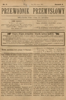 Przewodnik Przemysłowy. R.10, 1905, nr 5