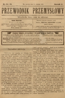 Przewodnik Przemysłowy. R.10, 1905, nr 14-15