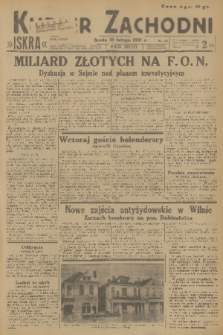 Kurjer Zachodni Iskra. R.28, 1937, nr 41
