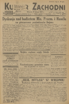 Kurjer Zachodni Iskra. R.28, 1937, nr 54