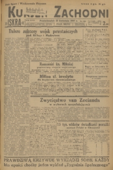 Kurjer Zachodni Iskra. R.28, 1937, nr 100