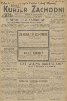Kurjer Zachodni Iskra. R.28, 1937, nr 253