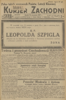 Kurjer Zachodni Iskra. R.28, 1937, nr 254