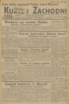Kurjer Zachodni Iskra. R.28, 1937, nr 257