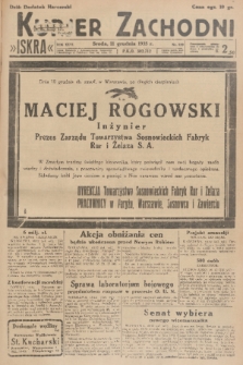 Kurjer Zachodni Iskra. R.26, 1935, nr 339 + dod.