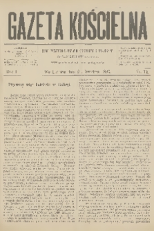 Gazeta Kościelna : pismo poświęcone sprawom kościelnym i społecznym : organ duchowieństwa. R.1, 1893, nr 12