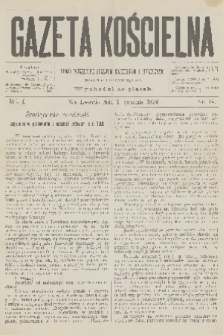 Gazeta Kościelna : pismo poświęcone sprawom kościelnym i społecznym : organ duchowieństwa. R.1, 1893, nr 44
