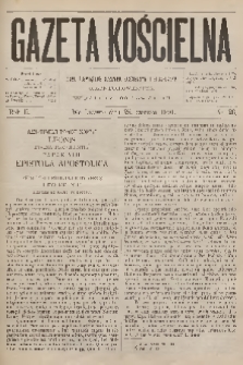 Gazeta Kościelna : pismo poświęcone sprawom kościelnym i społecznym : organ duchowieństwa. R.2, 1894, nr 26