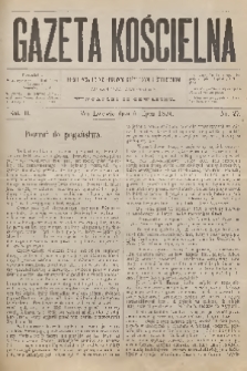 Gazeta Kościelna : pismo poświęcone sprawom kościelnym i społecznym : organ duchowieństwa. R.2, 1894, nr 27