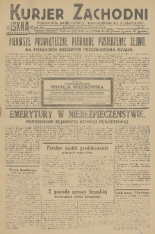 Kurjer Zachodni Iskra : dziennik polityczny, gospodarczy i literacki. R.22, 1931, nr 10