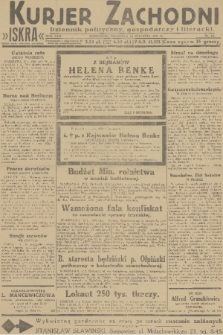 Kurjer Zachodni Iskra : dziennik polityczny, gospodarczy i literacki. R.22, 1931, nr 14