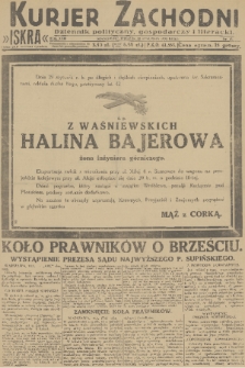 Kurjer Zachodni Iskra : dziennik polityczny, gospodarczy i literacki. R.22, 1931, nr 15