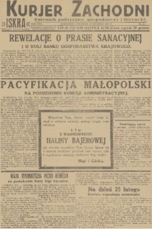 Kurjer Zachodni Iskra : dziennik polityczny, gospodarczy i literacki. R.22, 1931, nr 17