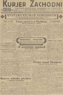 Kurjer Zachodni Iskra : dziennik polityczny, gospodarczy i literacki. R.22, 1931, nr 38