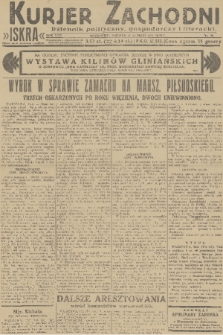 Kurjer Zachodni Iskra : dziennik polityczny, gospodarczy i literacki. R.22, 1931, nr 39