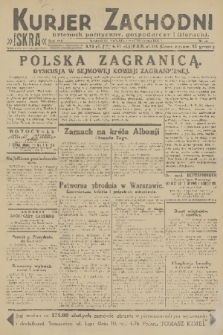 Kurjer Zachodni Iskra : dziennik polityczny, gospodarczy i literacki. R.22, 1931, nr 44