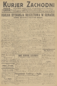 Kurjer Zachodni Iskra : dziennik polityczny, gospodarczy i literacki. R.22, 1931, nr 53