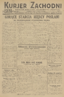 Kurjer Zachodni Iskra : dziennik polityczny, gospodarczy i literacki. R.22, 1931, nr 58