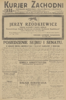 Kurjer Zachodni Iskra : dziennik polityczny, gospodarczy i literacki. R.22, 1931, nr 64