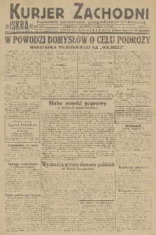 Kurjer Zachodni Iskra : dziennik polityczny, gospodarczy i literacki. R.22, 1931, nr 71