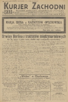 Kurjer Zachodni Iskra : dziennik polityczny, gospodarczy i literacki. R.22, 1931, nr 72