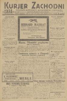 Kurjer Zachodni Iskra : dziennik polityczny, gospodarczy i literacki. R.22, 1931, nr 74