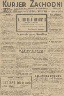 Kurjer Zachodni Iskra : dziennik polityczny, gospodarczy i literacki. R.22, 1931, nr 76