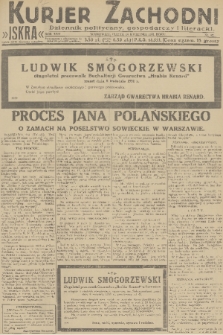 Kurjer Zachodni Iskra : dziennik polityczny, gospodarczy i literacki. R.22, 1931, nr 82