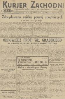 Kurjer Zachodni Iskra : dziennik polityczny, gospodarczy i literacki. R.22, 1931, nr 84