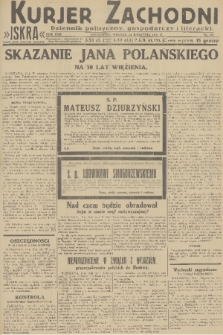 Kurjer Zachodni Iskra : dziennik polityczny, gospodarczy i literacki. R.22, 1931, nr 85