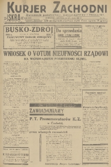 Kurjer Zachodni Iskra : dziennik polityczny, gospodarczy i literacki. R.22, 1931, nr 96