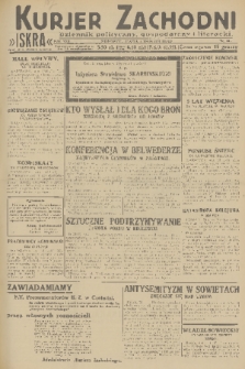 Kurjer Zachodni Iskra : dziennik polityczny, gospodarczy i literacki. R.22, 1931, nr 100