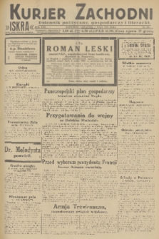 Kurjer Zachodni Iskra : dziennik polityczny, gospodarczy i literacki. R.22, 1931, nr 105