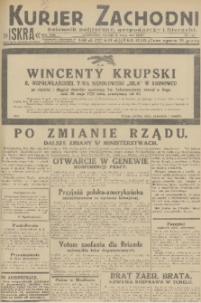 Kurjer Zachodni Iskra : dziennik polityczny, gospodarczy i literacki. R.22, 1931, nr 122