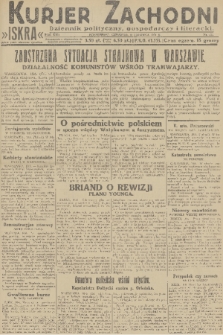 Kurjer Zachodni Iskra : dziennik polityczny, gospodarczy i literacki. R.22, 1931, nr 132