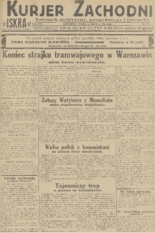 Kurjer Zachodni Iskra : dziennik polityczny, gospodarczy i literacki. R.22, 1931, nr 133