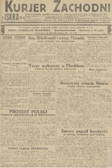 Kurjer Zachodni Iskra : dziennik polityczny, gospodarczy i literacki. R.22, 1931, nr 134