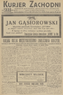 Kurjer Zachodni Iskra : dziennik polityczny, gospodarczy i literacki. R.22, 1931, nr 157