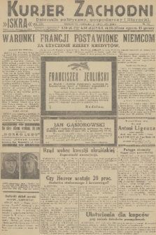 Kurjer Zachodni Iskra : dziennik polityczny, gospodarczy i literacki. R.22, 1931, nr 158