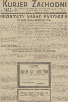 Kurjer Zachodni Iskra : dziennik polityczny, gospodarczy i literacki. R.22, 1931, nr 165