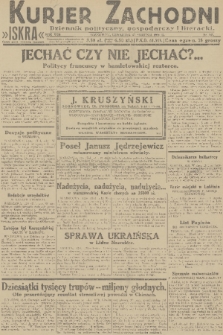 Kurjer Zachodni Iskra : dziennik polityczny, gospodarczy i literacki. R.22, 1931, nr 185