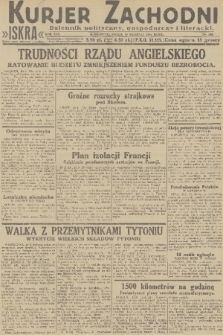 Kurjer Zachodni Iskra : dziennik polityczny, gospodarczy i literacki. R.22, 1931, nr 189