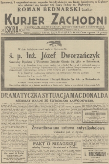 Kurjer Zachodni Iskra : dziennik polityczny, gospodarczy i literacki. R.22, 1931, nr 193