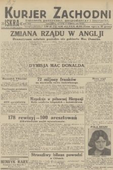 Kurjer Zachodni Iskra : dziennik polityczny, gospodarczy i literacki. R.22, 1931, nr 194
