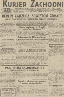Kurjer Zachodni Iskra : dziennik polityczny, gospodarczy i literacki. R.22, 1931, nr 198